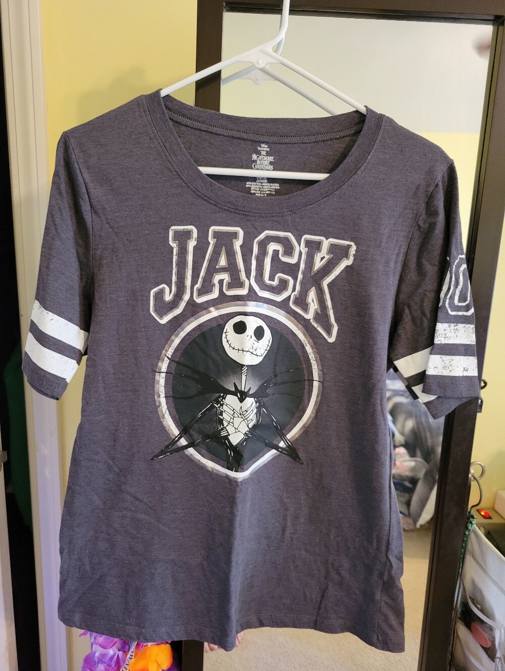 Jack Skellington Graphic Tee - Dark Gray